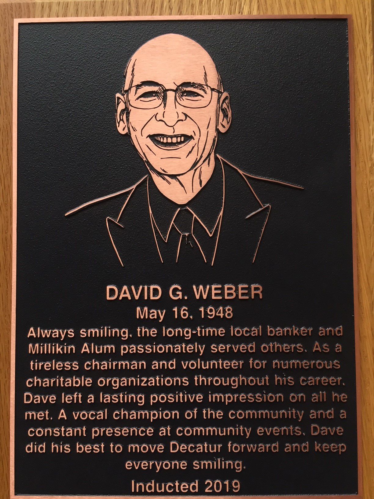 Wall of Fame: David G. Weber